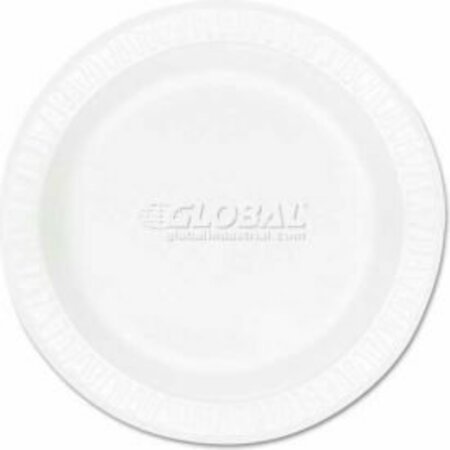 DART Dart® 10PWCR, Foam Plate, White, 10-1/4" Dia., 500/Carton 10PWCR